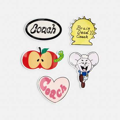 Coach | Brain Dead Sticker Set