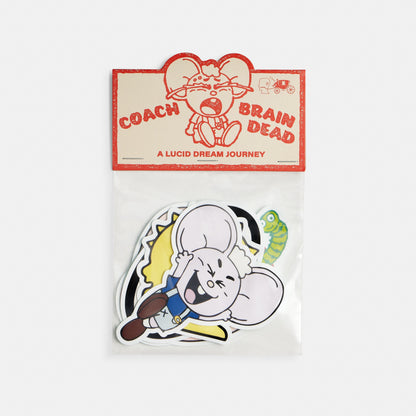 Coach | Brain Dead Sticker Set
