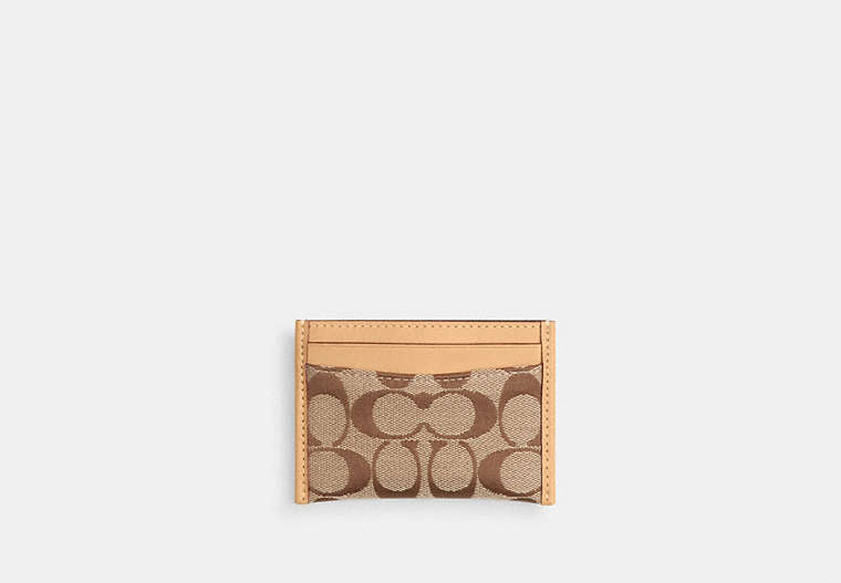 Essential Card Case In Signature Jacquard