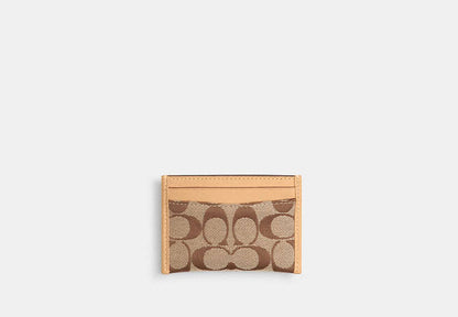 Essential Card Case In Signature Jacquard