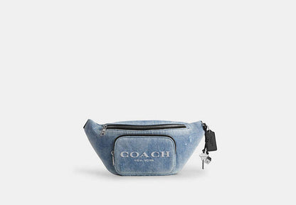 Travis Belt Bag 35 In Loved Denim With Charms