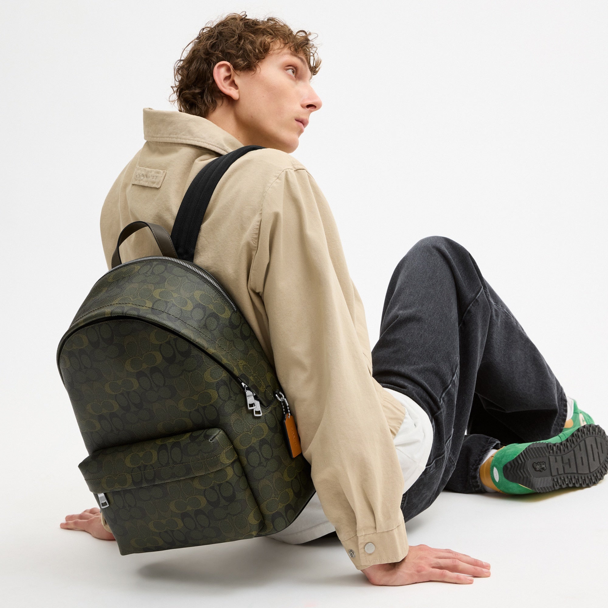 Taylor Backpack In Signature Camo Print