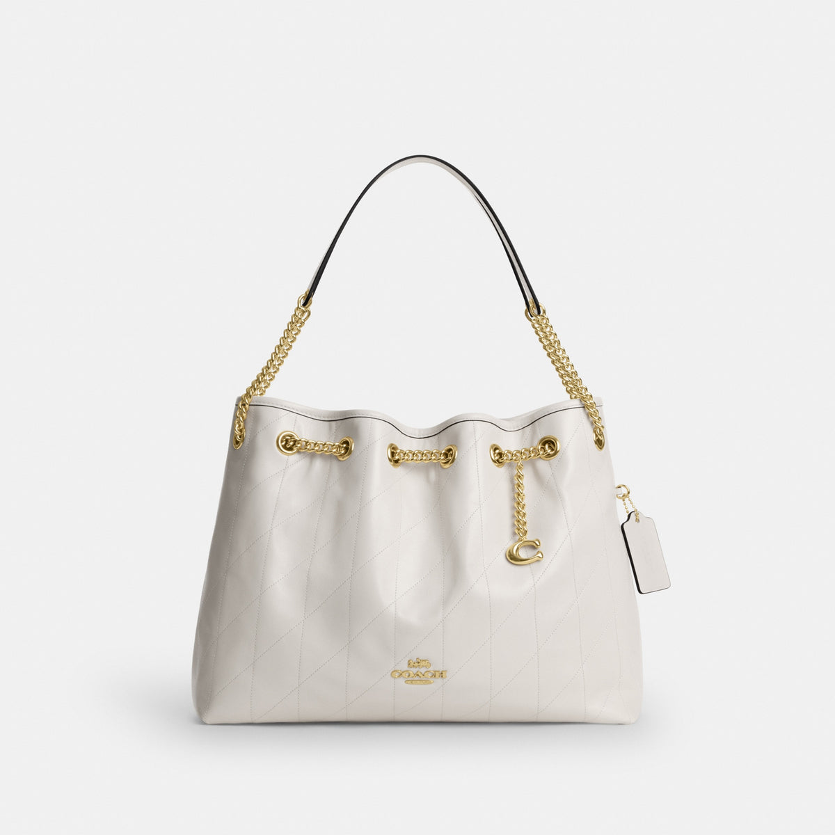 Evelyn Shoulder Bag With Quilting And Charm