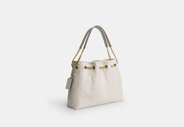 Evelyn Shoulder Bag With Quilting And Charm