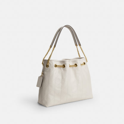 Evelyn Shoulder Bag With Quilting And Charm