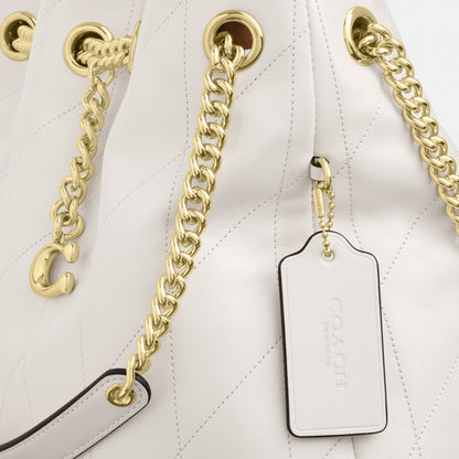 Evelyn Shoulder Bag With Quilting And Charm