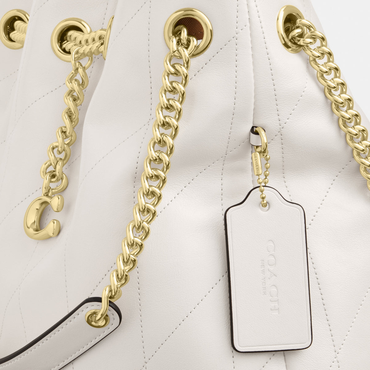 Evelyn Shoulder Bag With Quilting And Charm