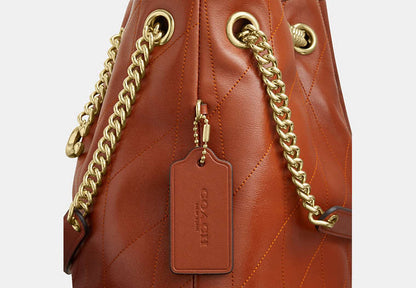 Evelyn Shoulder Bag With Quilting And Charm