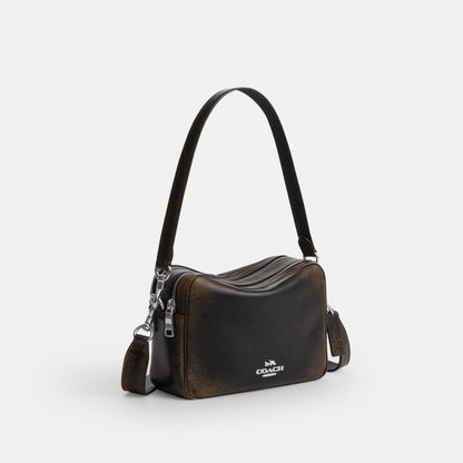 Carey Crossbody Bag In Loved Leather