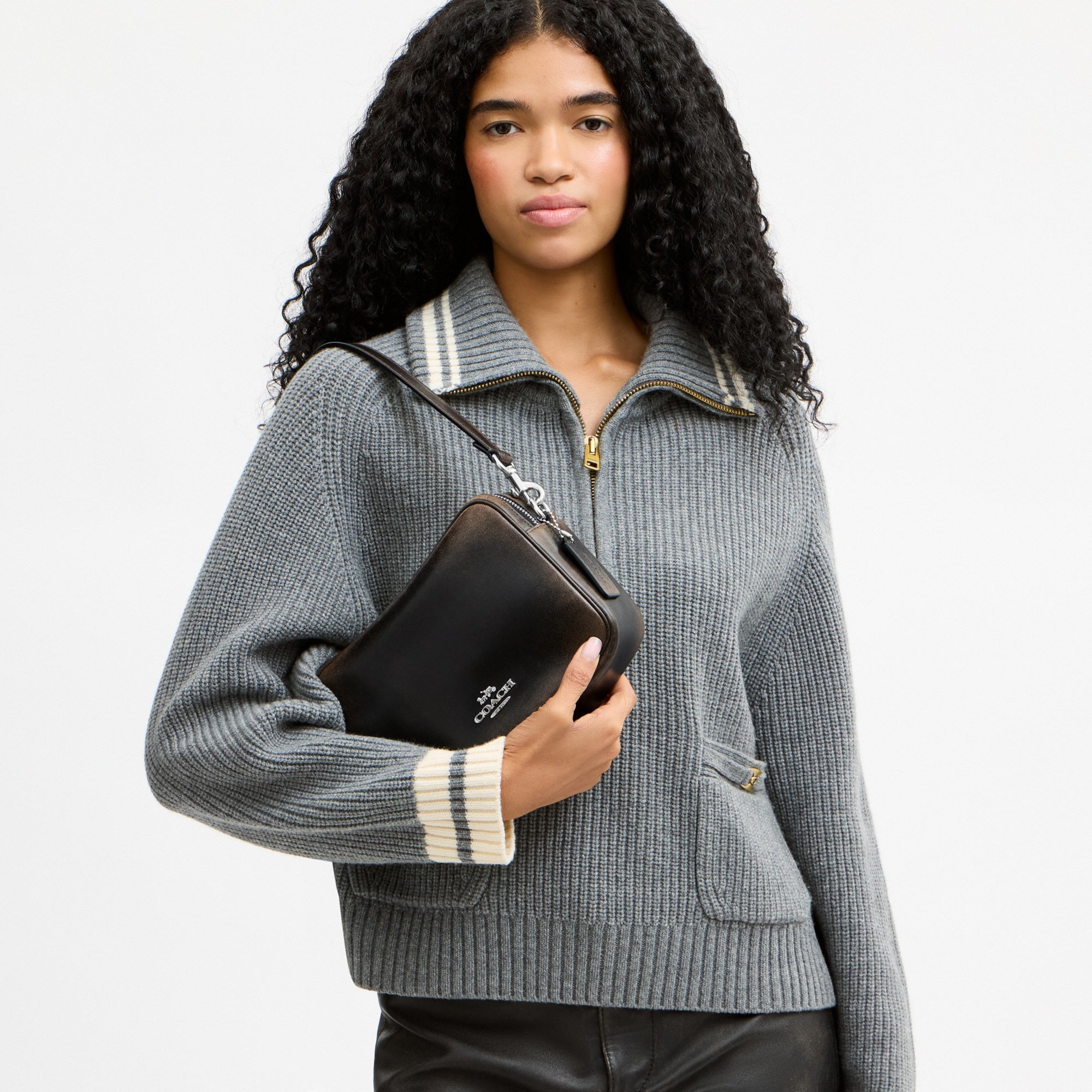 Carey Crossbody Bag In Loved Leather