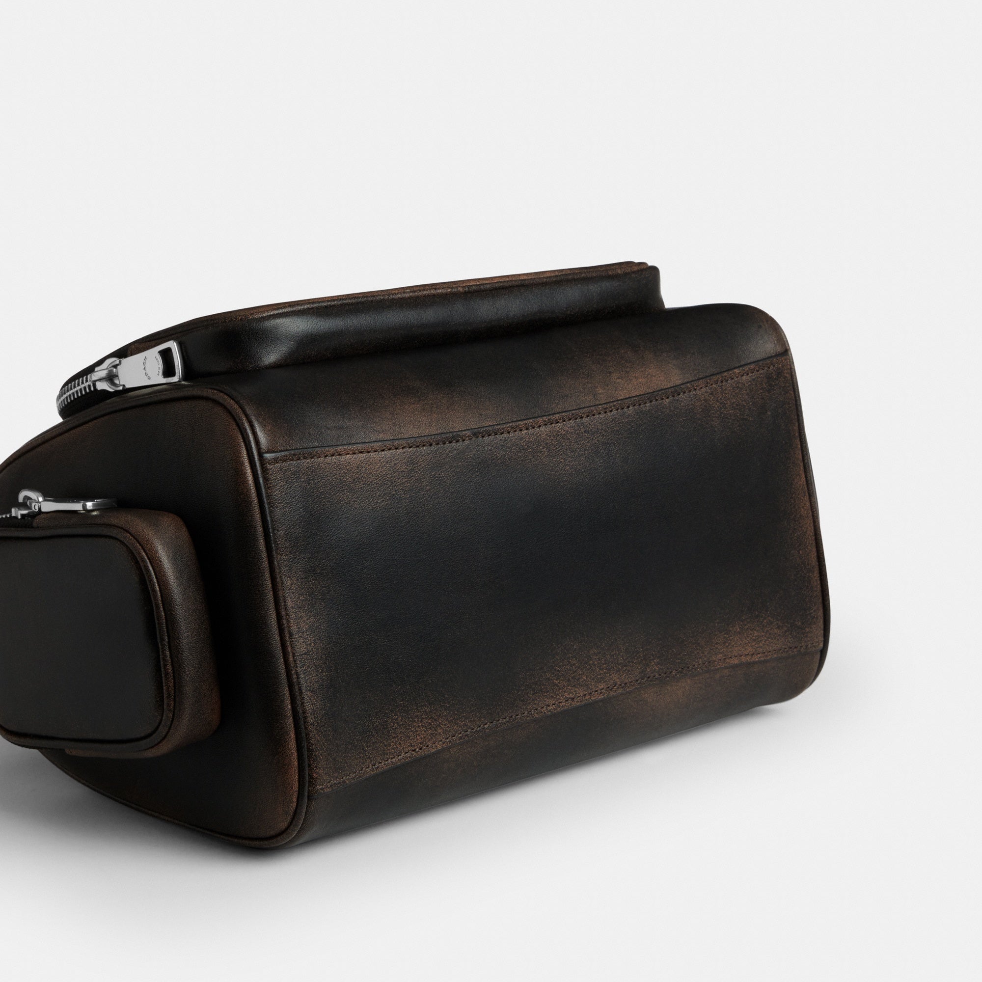 Rowan Satchel Bag With Pockets In Loved Leather