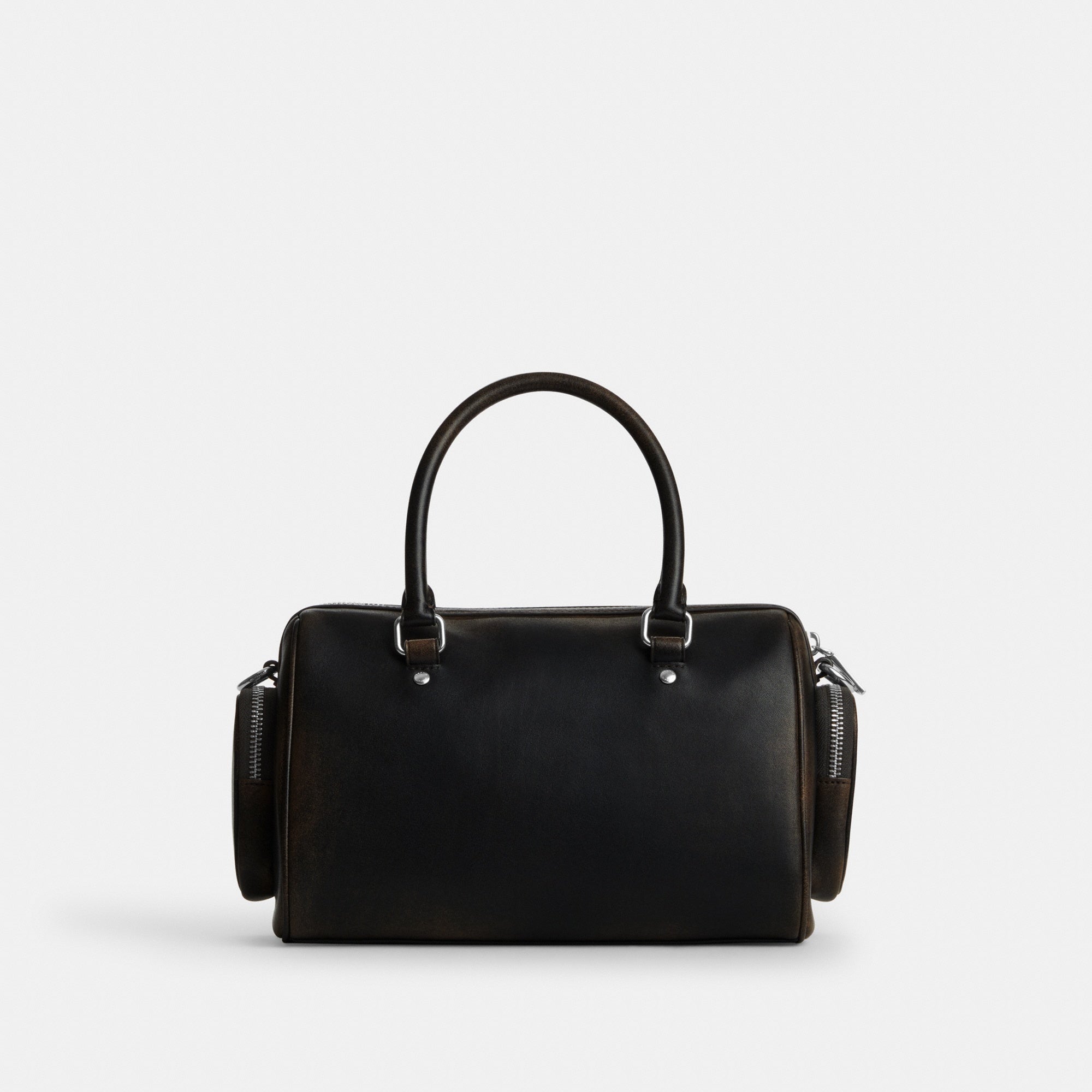 Rowan Satchel Bag With Pockets In Loved Leather