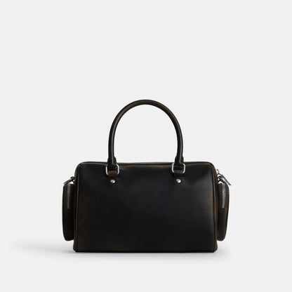 Rowan Satchel Bag With Pockets In Loved Leather
