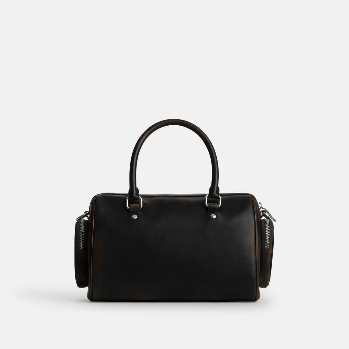 Rowan Satchel Bag With Pockets In Loved Leather