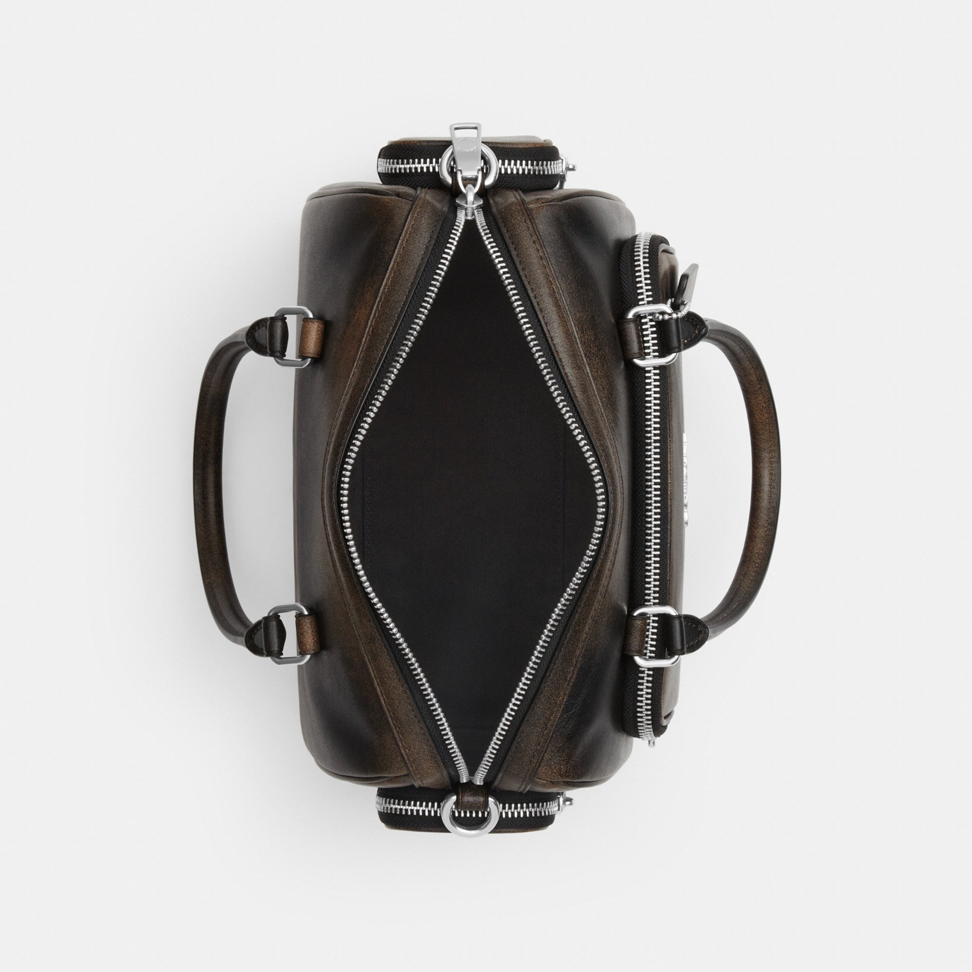Rowan Satchel Bag With Pockets In Loved Leather