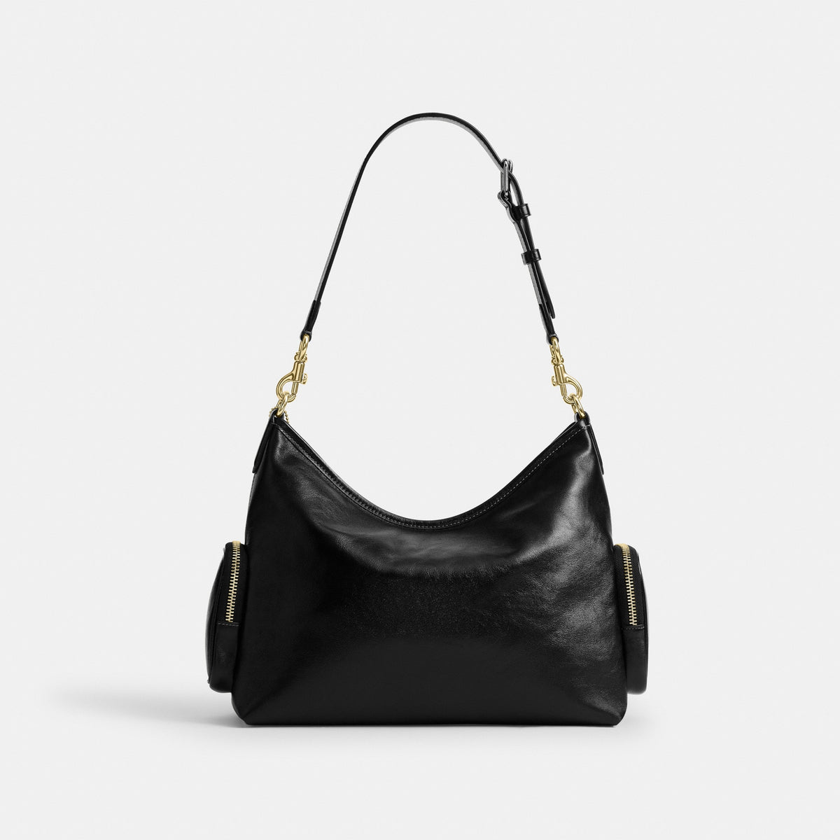 Laurel Shoulder Bag With Pockets In Loved Leather