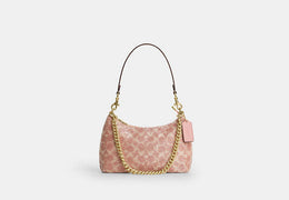 Teri Shoulder Bag In Signature Beaded Satin