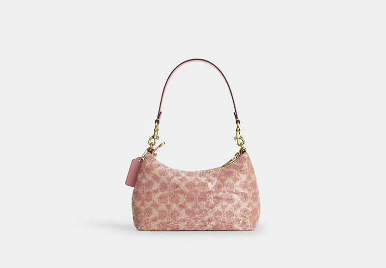 Teri Shoulder Bag In Signature Beaded Satin