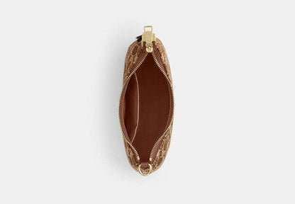 Teri Shoulder Bag In Signature Beaded Satin