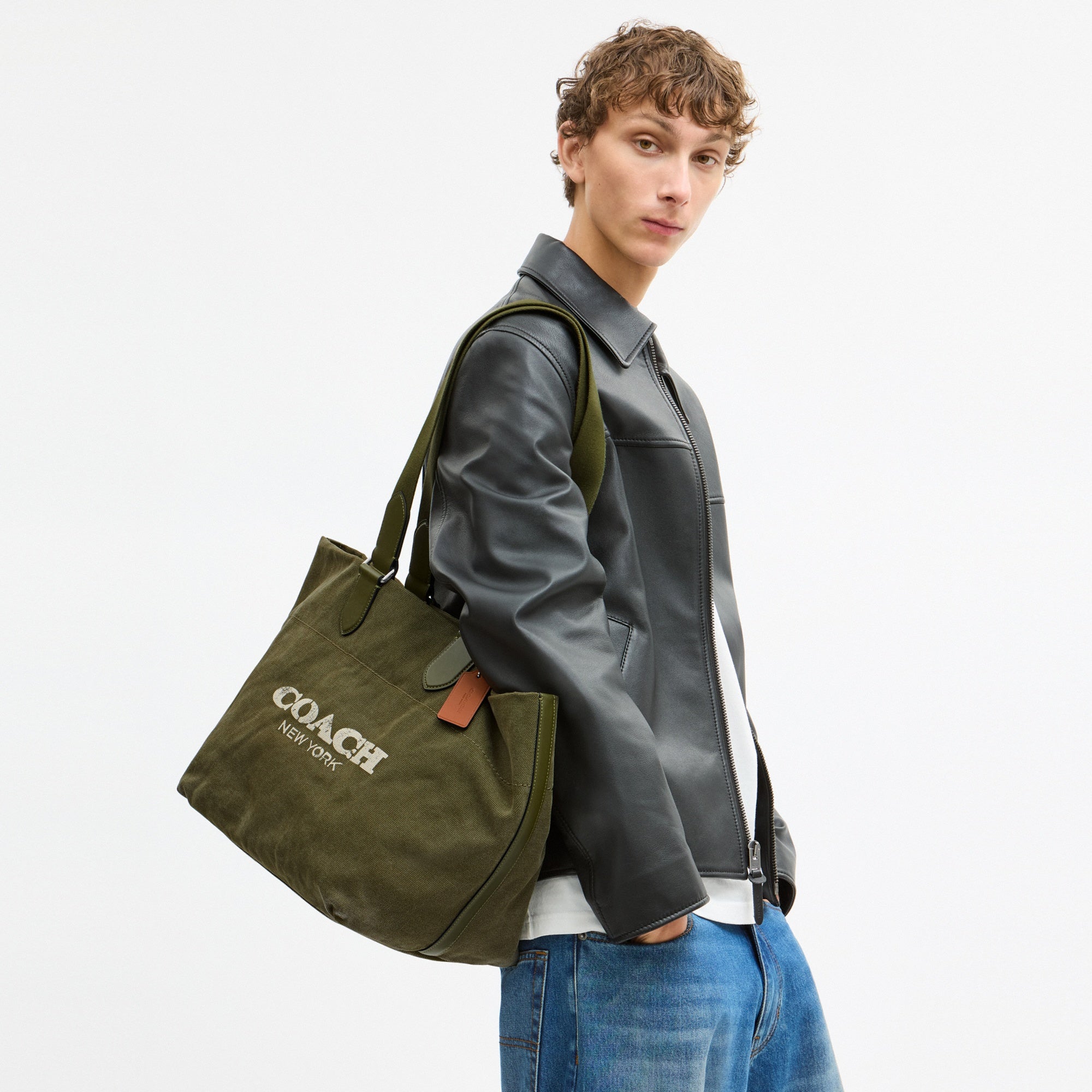 Small Tour Tote Bag In Regenerative Cotton