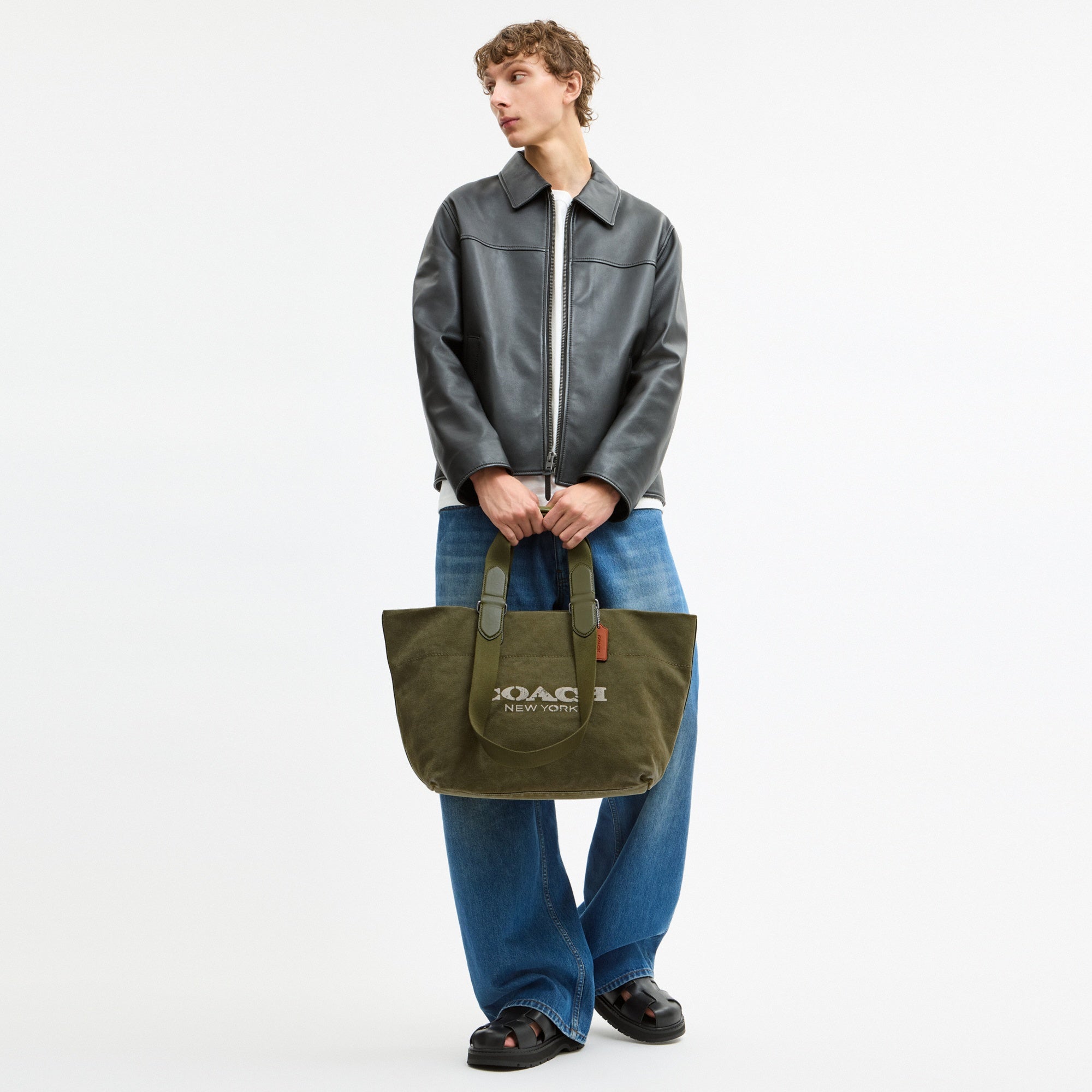 Small Tour Tote Bag In Regenerative Cotton