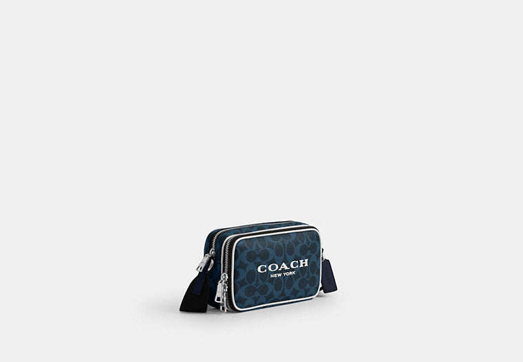 Colton Crossbody Bag 19 In Signature Canvas With Coach Graphic