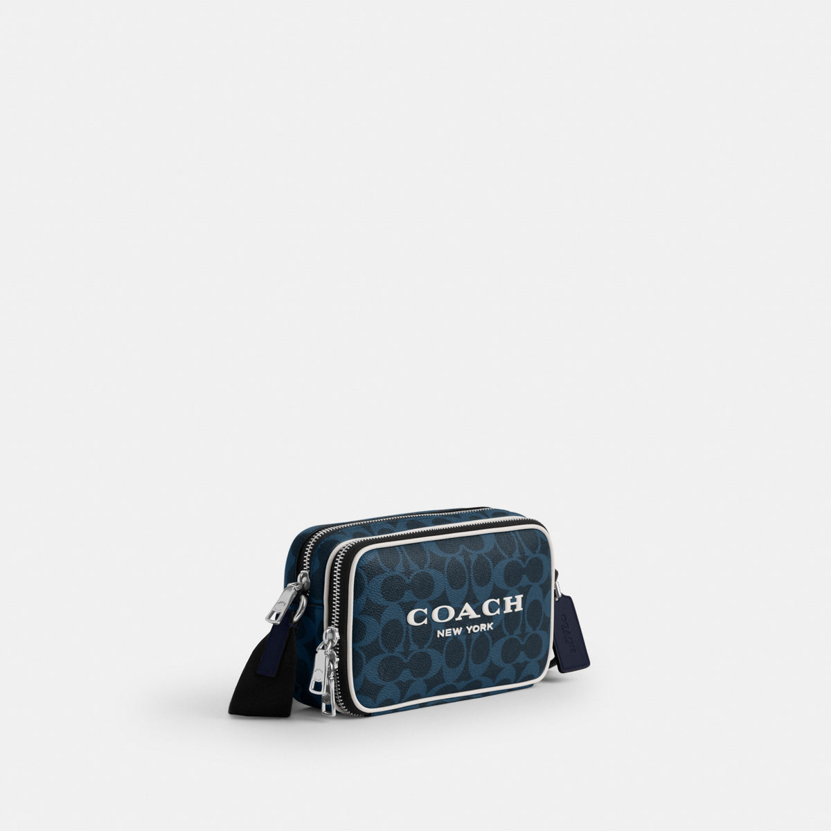 Colton Crossbody Bag 19 In Signature Canvas With Coach Graphic