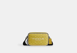 Colton Crossbody Bag 19 In Signature Canvas With Coach Graphic
