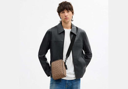 Tristan Crossbody Bag 14 In Signature Canvas