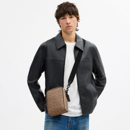 Tristan Crossbody Bag 14 In Signature Canvas