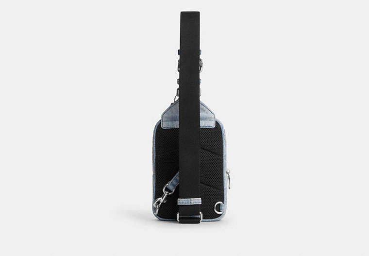Racer Sling Pack In Loved Signature Denim