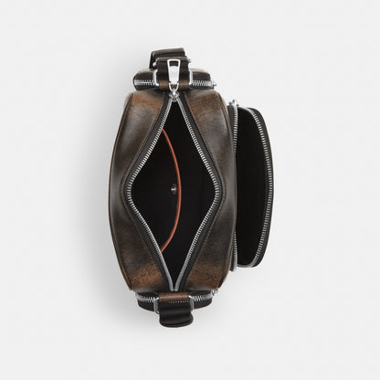Fletcher Crossbody Bag In Loved Leather