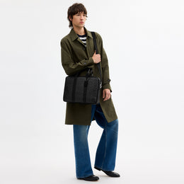 Austin Brief In Signature Canvas