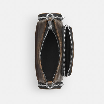 Laurel Shoulder Bag 22 With Pockets In Loved Leather