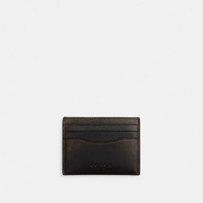 Slim Id Card Case In Signature Camo Print