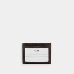 Slim Id Card Case In Loved Leather