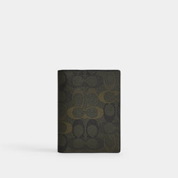Passport Card Case In Signature Camo Print