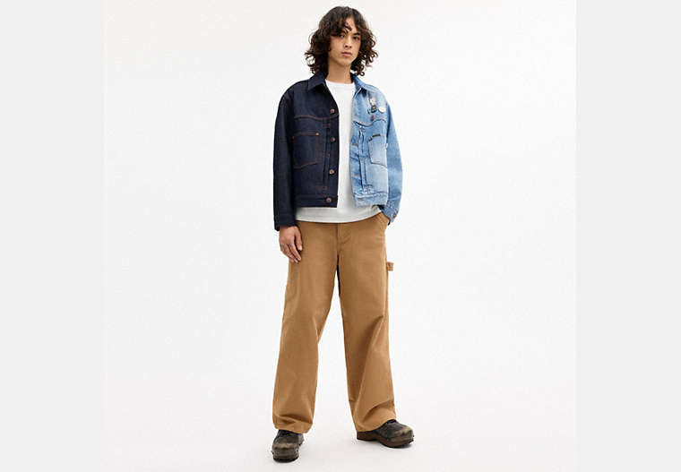 Coach | Brain Dead Split Denim Jacket In Recycled Cotton