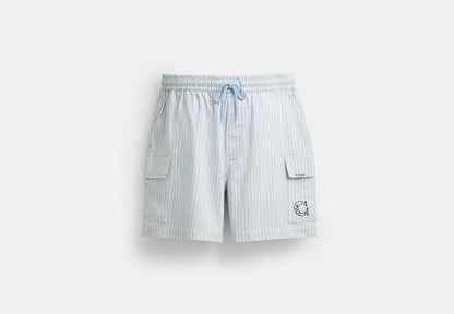 Coach | Brain Dead Striped Camp Shorts