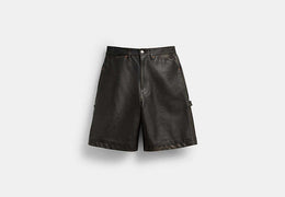 Coach | Brain Dead Loved Leather Shorts
