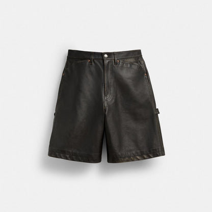 Coach | Brain Dead Loved Leather Shorts