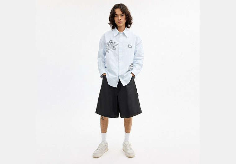 Coach | Brain Dead Loved Leather Shorts