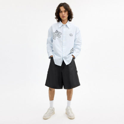 Coach | Brain Dead Loved Leather Shorts