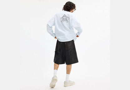 Coach | Brain Dead Loved Leather Shorts