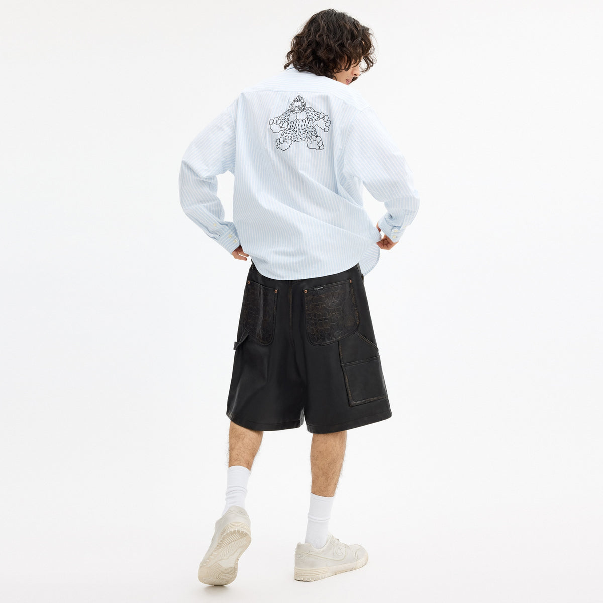 Coach | Brain Dead Loved Leather Shorts