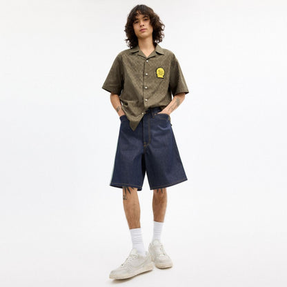 Coach | Brain Dead Denim Shorts In Recycled Cotton