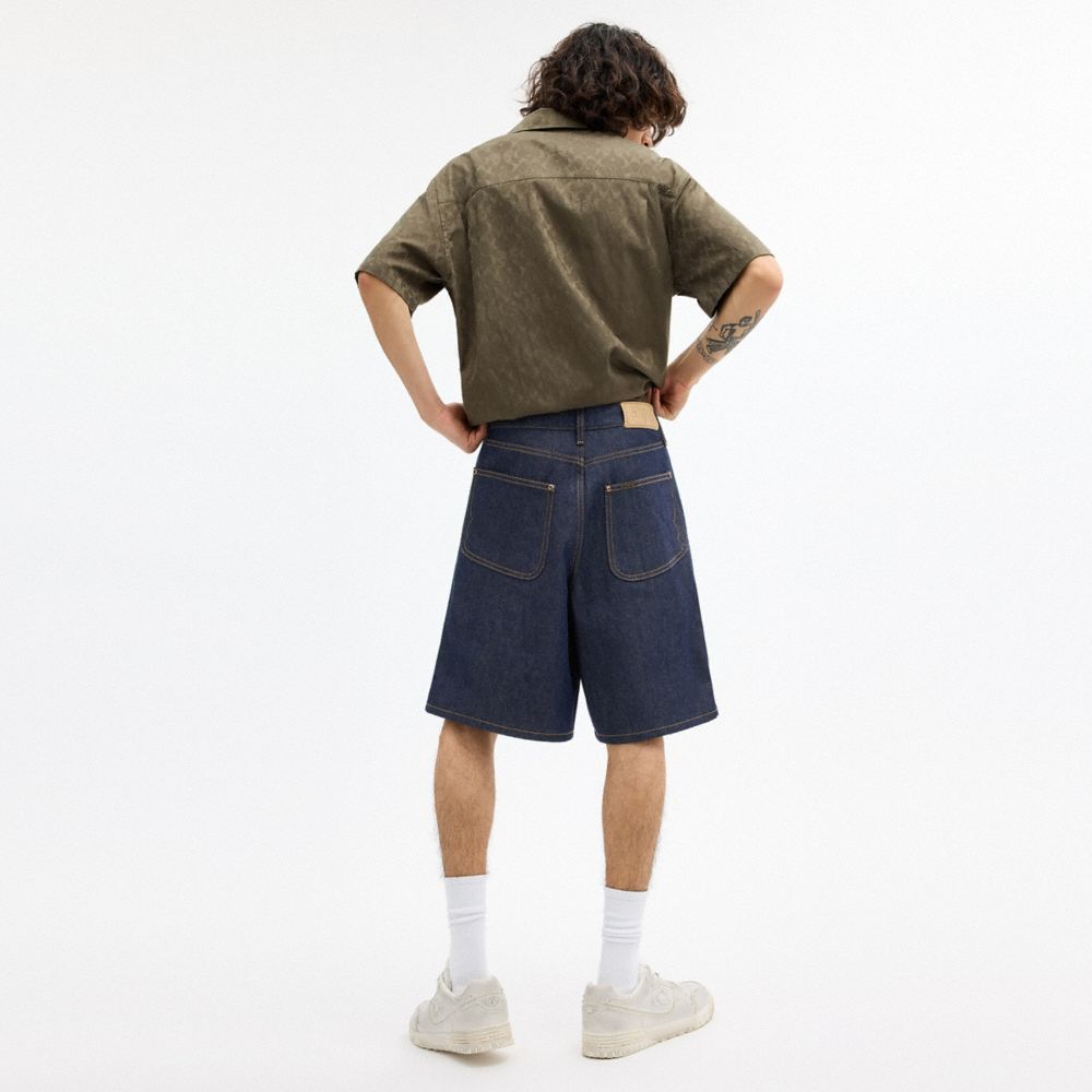 Coach | Brain Dead Denim Shorts In Recycled Cotton