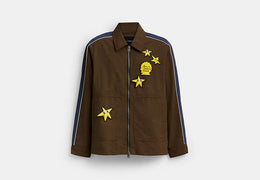 Coach | Brain Dead Nylon Racer Jacket In Recycled Polyamide