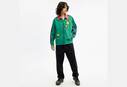 Coach | Brain Dead Nylon Racer Jacket In Recycled Polyamide