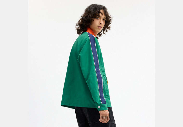Coach | Brain Dead Nylon Racer Jacket In Recycled Polyamide